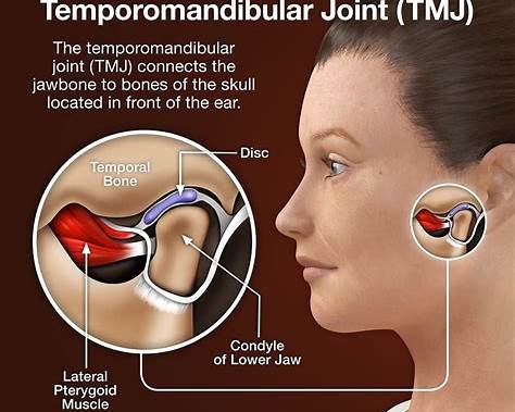 Patient experiencing jaw clicking