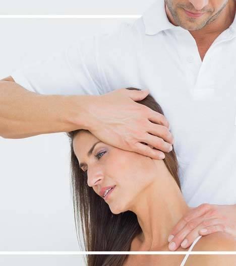 Patient experiencing limited neck mobility